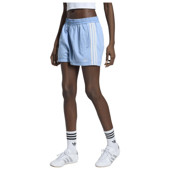 Adidas Γυναικείο σορτς Summer Glow Light Denim Firebird Shorts